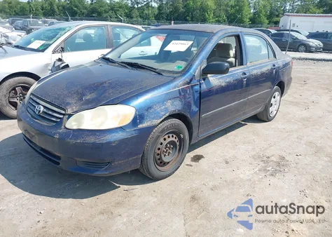 2003 Toyota Corolla Ce из США, поврежденный, VIN JTDBR32E230022594
